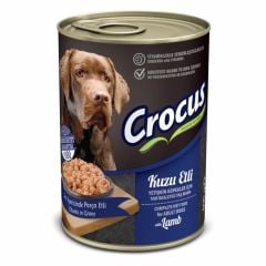 Crocus Kuzu Etli 400 gr Yetişkin Konserve Köpek Maması
