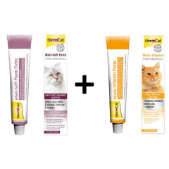 GimCat Malt Soft Extra 20 Gr + Multi Vitamin 20 Gr Kedi Macunu