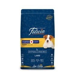 Felicia 3 Kg Yavru Kuzulu Small/Mini Az Tahıllı HypoAllergenic Köpek Maması Starter Care