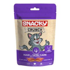 Snacky Kedi Crunch Ödül Hair-Skin Tavuklu 60 gr.