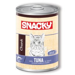 Snacky 400 g Chunk Ton Balık. Yetiş. Kedi