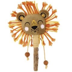 Gigwi 8518 Ahşap Stick Aslan Kedi Oyuncağı