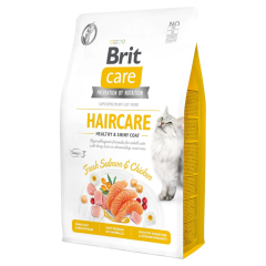 Brit Care Haircare Healthy Shiny Somonlu ve Tavuklu Yetişkin Kedi Maması 2 Kg