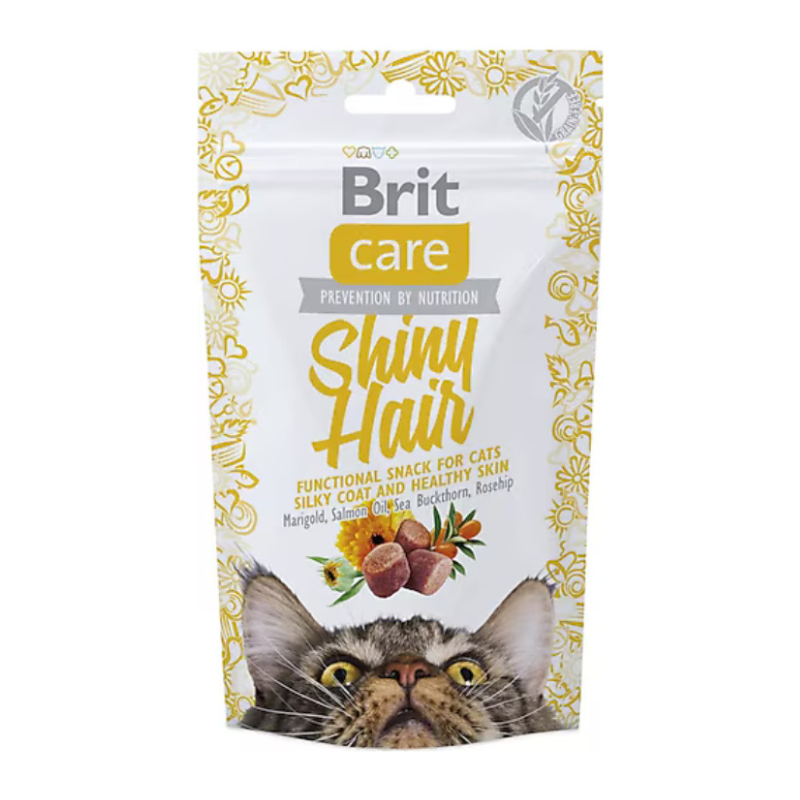 Brit Care Snack Shiny Hair 50 gr Kedi Ödül Maması