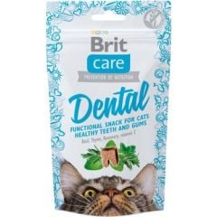 Brit Care Cat Snack Dental 50 gr Diş ve Diş Eti Sağlığı Kedi Ödül Maması