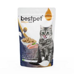 Bestpet Tavuklu Yetişkin Yaş Kedi Maması 85 gr