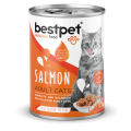 Bestpet Somon Balıklı Yetişkin Konserve Kedi Maması 400 gr