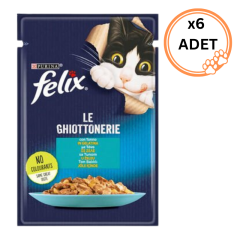 6 ADET Felix Ton Balıklı Pouch 85 gr x6