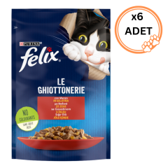 6 ADET Felix Sığır Etli Pouch 85 gr x6