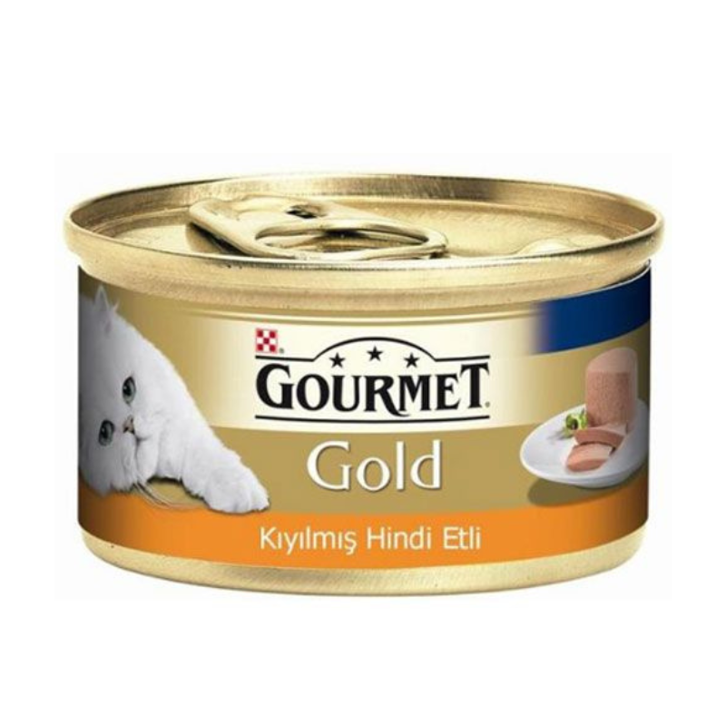 Purina Gourmet Gold Kıyılmış Hindi Etli Kedi Konservesi 85 Gr
