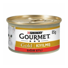 Purina Gourmet Gold Kıyılmış Sığır Etli Yetişkin Kedi Konservesi 85 Gr