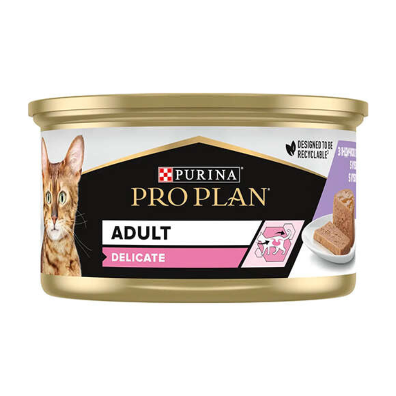 Pro Plan Delicate Hindili Kedi Konservesi 85 gr
