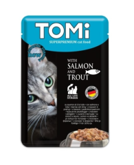 Tomi Super Premium Kedi Somon & Alabalık Pouch Mama 100gr