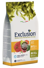 Exclusion Monoprotein Düşük Tahıllı Sığır Etli Ve Narlı Küçük Irk Yetişkin Köpek Maması 2 Kg