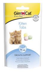 GimCat Kitten Tabs Yavru Kediler için Taurinli Vitaminli Kedi Ödül Maması 40gr