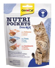 GimCat Nutripockets Sea Mix Taurinli Kedi Ödül Maması 150gr