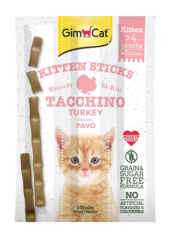 GimCat Sticks Kitten Hindili Yavru Kedi Ödül Çubukları 3x3 gr