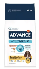 Advance Sensitive Care Somonlu Orta ve Büyük Irk Yetişkin Köpek Maması 12 kg.