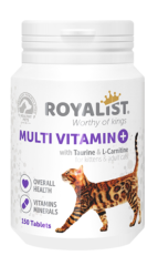 Royalist Multivitamin Kediler Için Mineral Katkılı Genel Sağlık Destekleyici 150 Tablet