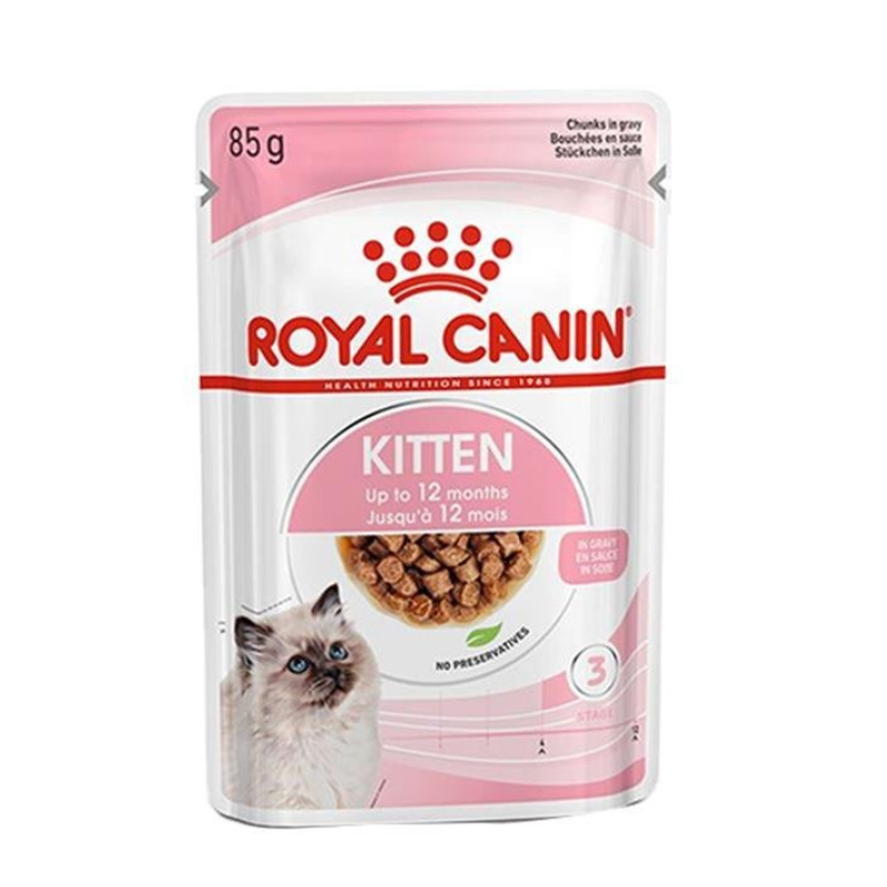 12 Adet Royal Canin Kitten Gravy Yavru Kedi Yaş Maması 85 Grx12