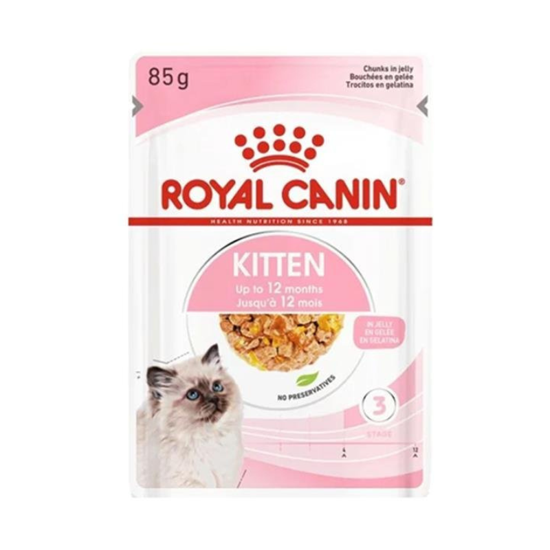 12 Adet Royal Canin Kitten Jelly Yavru Kedi Yaş Maması 85 Grx12