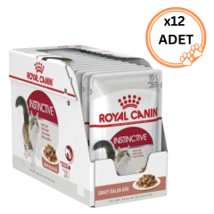 12 Adet Royal Canin Instinctive Gravy Pouch Konserve Kedi Maması 85 grx12