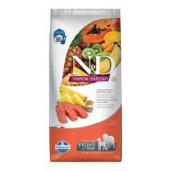 ND Tropical Selection Somonlu ve Tropik Meyveli Orta ve Büyük Irk Yetişkin Köpek Maması 10 Kg