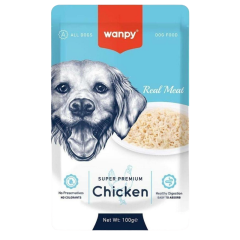 Wanpy 100g Pouch Tavuklu Yaş Köpek Maması