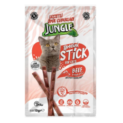 Jungle Stick Dana Etli Kedi Ödül Maması 3x5 gr