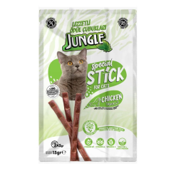 Jungle Stick Tavuklu Kedi Ödül Maması 3x5 gr
