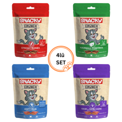 Snacky Kedi Crunch Ödül 4lü Karışık Set 60 gr x4