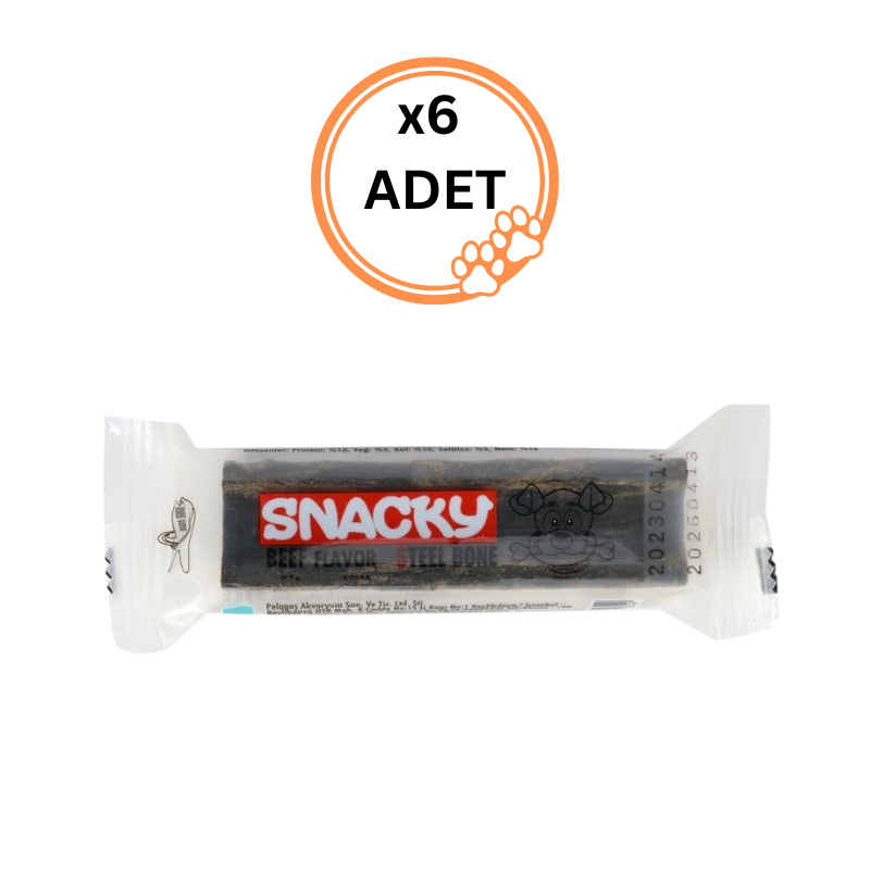 6 ADET Snacky Small Biftekli Köpek Ödülü 46 gr x6