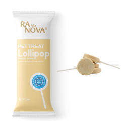 RaNova Kediler için Lolipop 1.4 g Tavuklu ve Keçi Sütlü