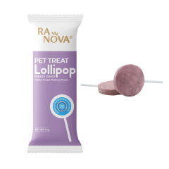 RaNova Kediler için Lolipop 1.4 g Tavuklu ve Yaban Mersinli