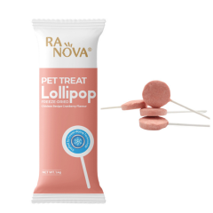 RaNova Kediler için Lolipop 1.4 g Tavuklu ve Kızılcık Aromalı