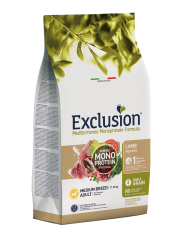 Exclusion Monoprotein Düşük Tahıllı Kuzu Etli Ve Narlı Orta Irk Yetişkin Köpek Maması 3 Kg