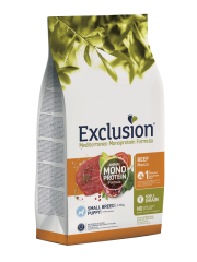 Exclusion Monoprotein Düşük Tahıllı Sığır Etli Ve Narlı Küçük Irk Yavru Köpek Maması 7 Kg
