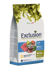 Exclusion Monoprotein Düşük Tahıllı Ton Balıklı Ve Narlı Orta Irk Yetişkin Köpek Maması 12 Kg