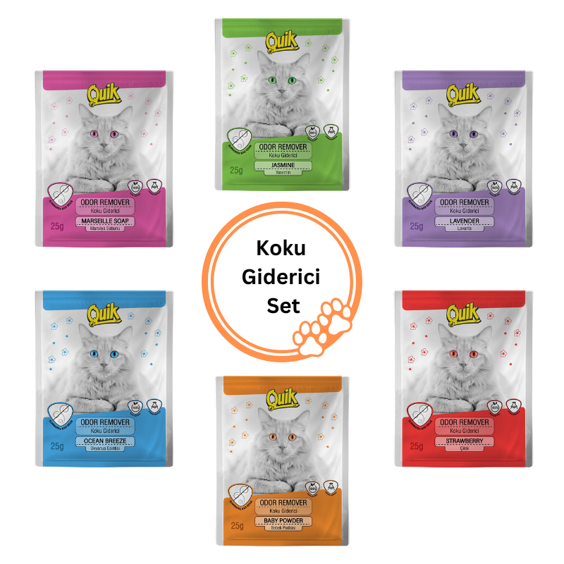 Quik Karışık Koku Giderici Set 25 gr x6