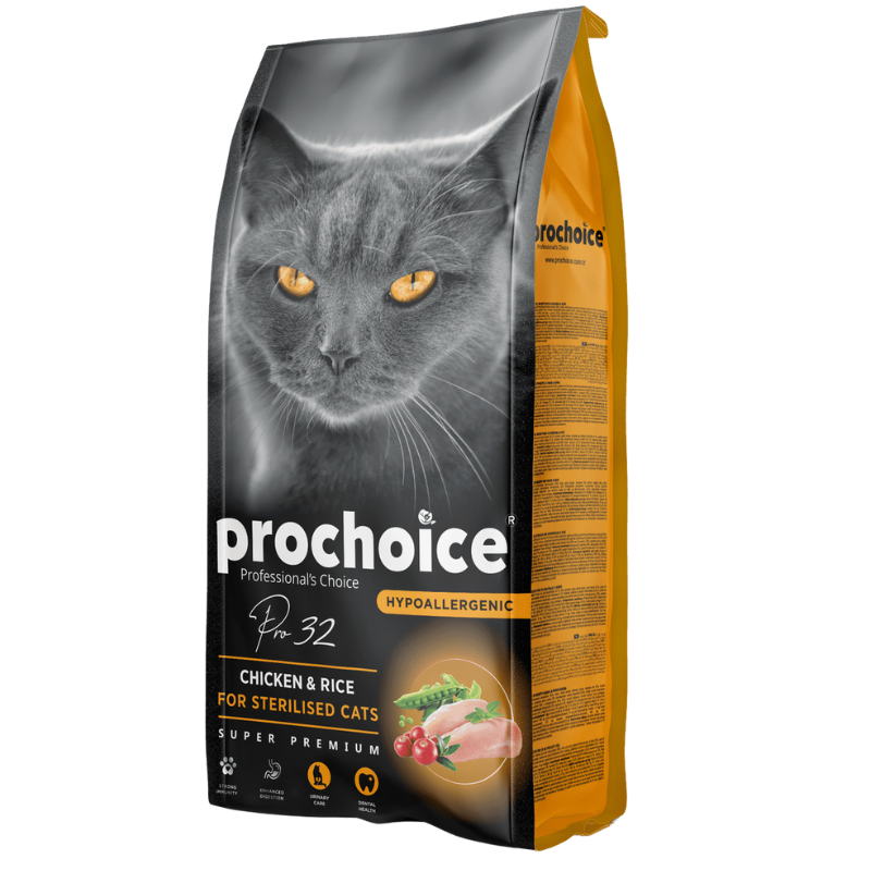 Prochoice Pro 32 Tavuklu ve Pirinçli Kısırlaştırılmış Kedi Maması 2 Kg