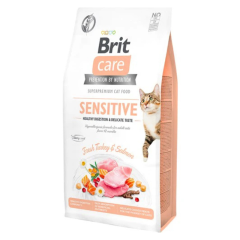 Brit Care Sensitive Hindili ve Somonlu Yetişkin Kedi Maması 2 Kg