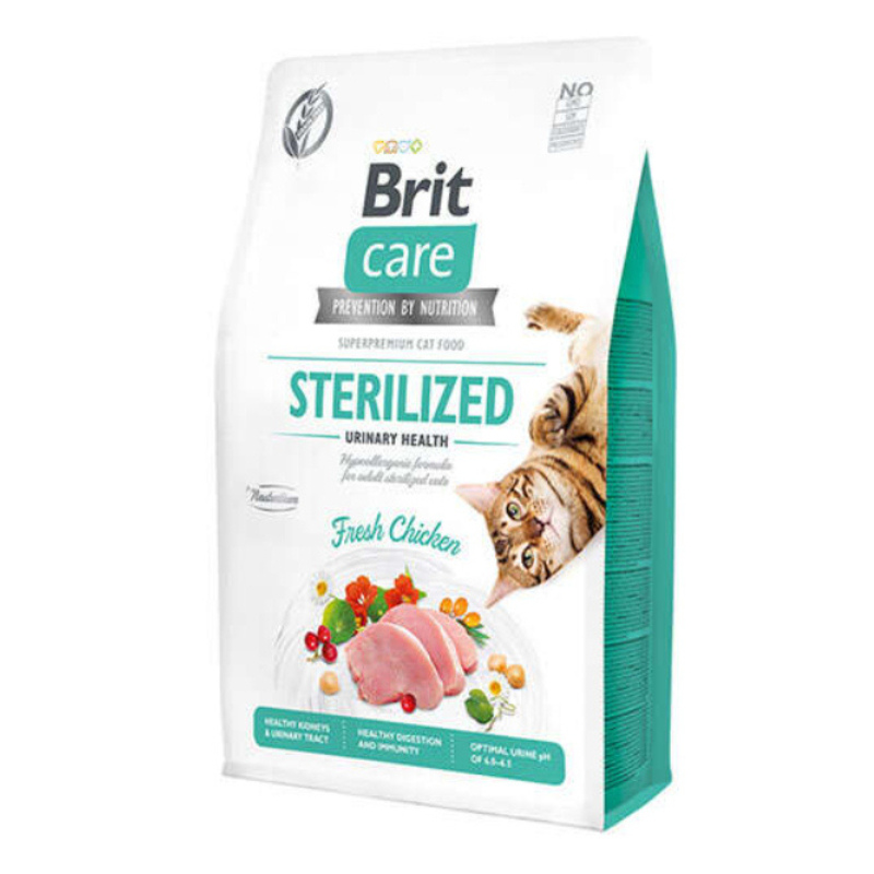 Brit Care Sterilised Urinary Health Tavuklu Tahılsız Kısırlaştırılmış Kedi Maması 7 Kg