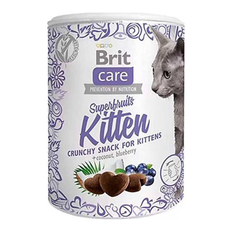 Brit Care Snack Superfruits 100 gr Yavru Kedi Ödül Maması