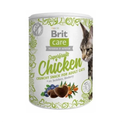 Brit Care Snack Superfruits 100 gr Tavuklu Yetişkin Kedi Ödül Maması