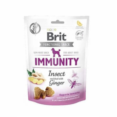 Brit Care Functional Snack Böcek Larvası ve Zencefilli Bağışıklık Güçlendirici Köpek Ödülü 150 gr