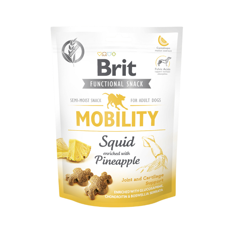 Brit Care Mobility Ananas ve Kalamarlı Köpek Ödülü 150 Gr