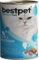 Bestpet Ton ve Hamsi Balıklı Yetişkin Konserve Kedi Maması 400 gr