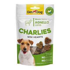 Gimdog Charlies Mini Hearts Kuzu Etli 70 gr Köpek Ödülü