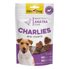 Gimdog Charlies Mini Hearts Ördek Etli 70 gr Köpek Ödülü
