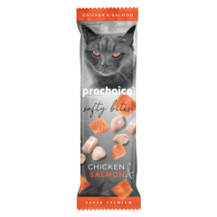Prochoice Softy Bites Tavuklu ve Somonlu 10 gr Kedi Ödül Maması
